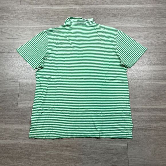 Polo Ralph Lauren Shirt Mens Extra Large Green Yachting Club Striped Pocket - Picture 8 of 14